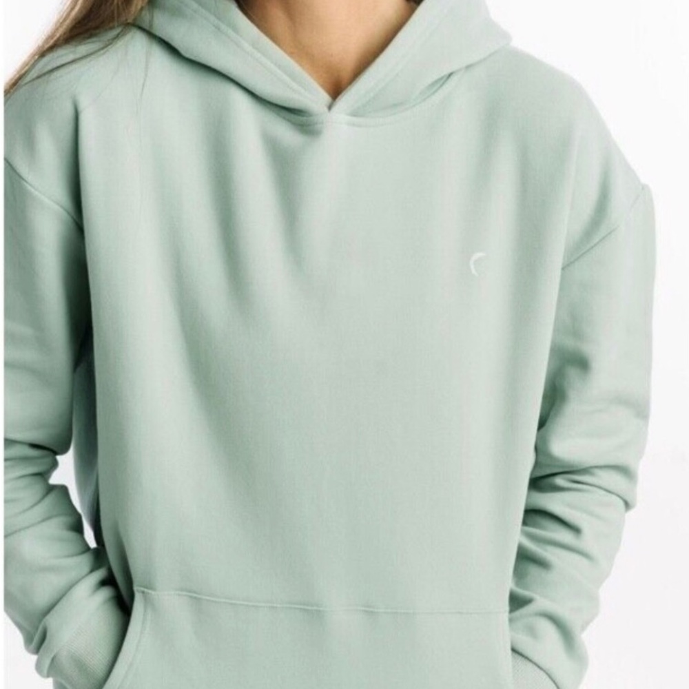 Zyia Active Relaxation Pocket Hoodie – Women’s XS – Muted Mint
